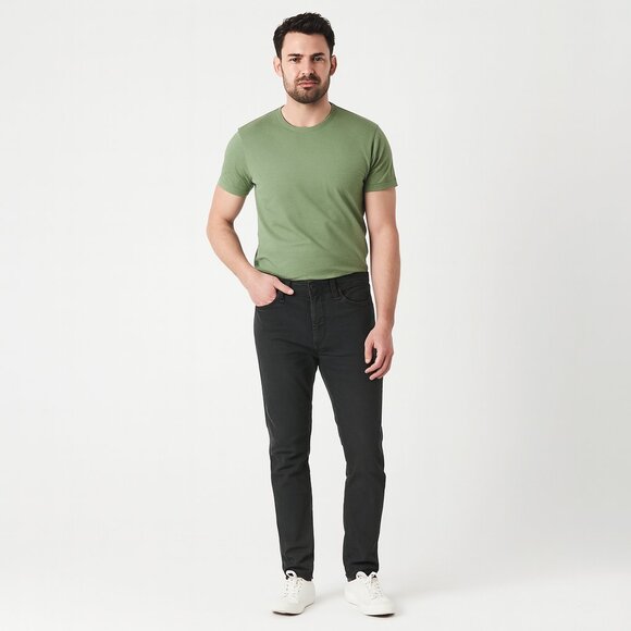 Flint And Tinder Grey Skinny Pants 32x34 Stretch Slim Fit Casual Minimalist Core - Picture 1 of 13